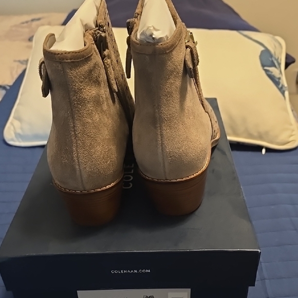 Cole Haan Women's Tan Ankle Boots - Picture 5 of 5